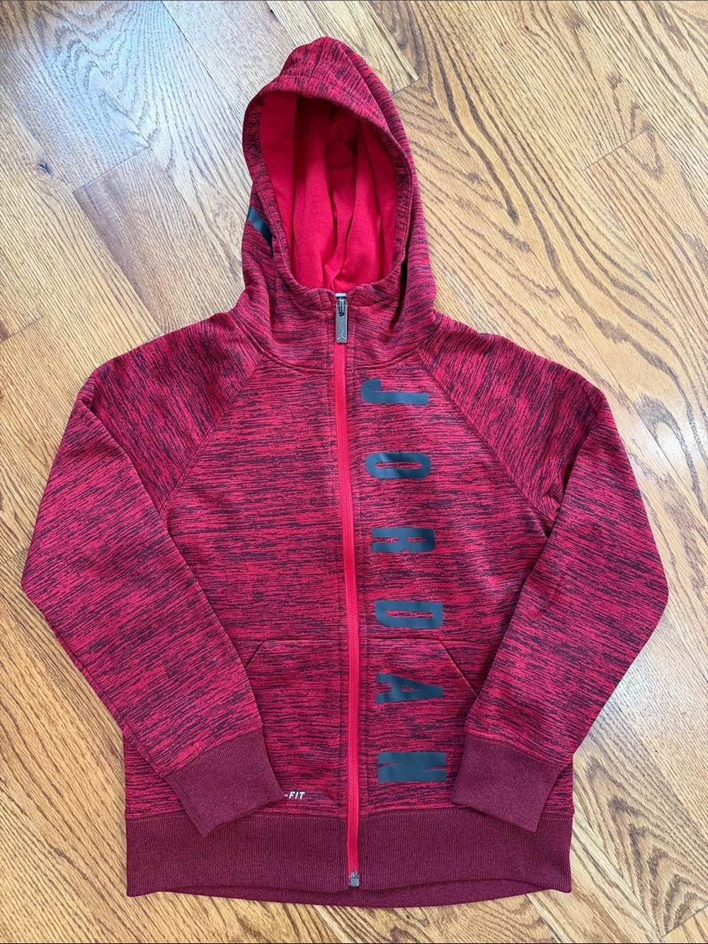 Boy’s Jordan Brand Therma-Fit Zip Up Hoodie/Jacket. Size Small 8-10. Like New.